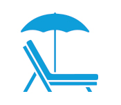 paid vacation icon